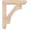 Ekena Millwork Westlake Craftsman Smooth Bracket w/ Offset Brace, Douglas Fir, 5 1/2"W x 22"D x 26"H BKT0604X22X26WTL04SDF - alternate 2